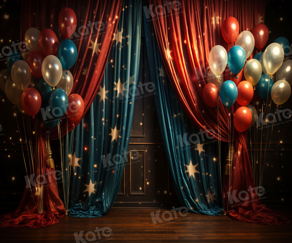 Kate Balloon Theater Stage Backdrop for Photography - Kate Backdrop AU