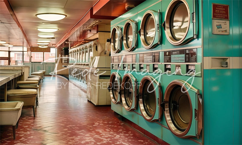 Kate Laundromat Backdrop Designed by Lidia Redekopp - Kate Backdrop AU