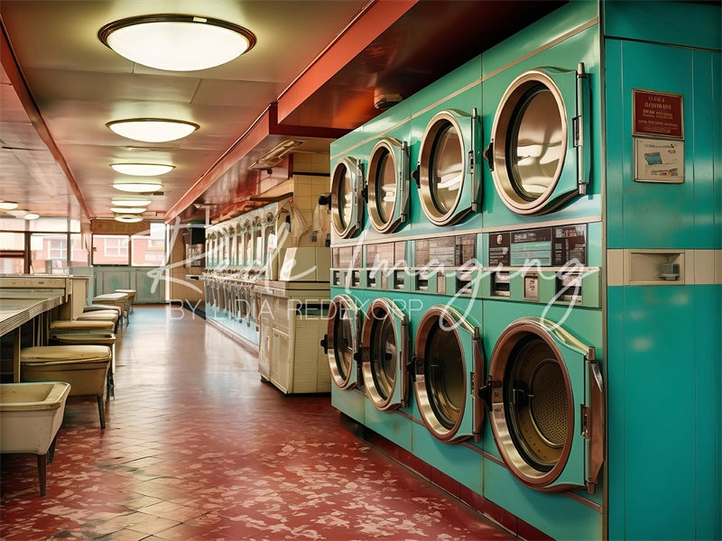Kate Laundromat Backdrop Designed by Lidia Redekopp - Kate Backdrop AU