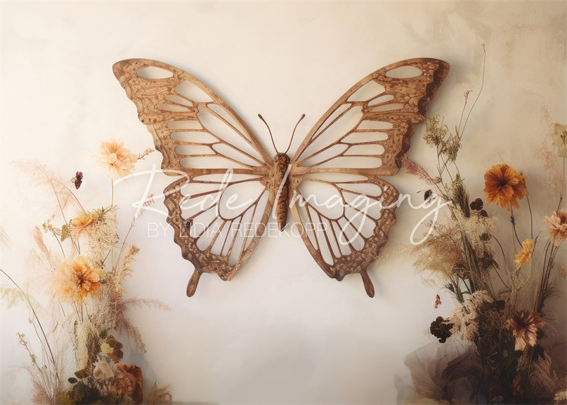 Kate Wooden Butterfly Backdrop Designed by Lidia Redekopp - Kate Backdrop AU