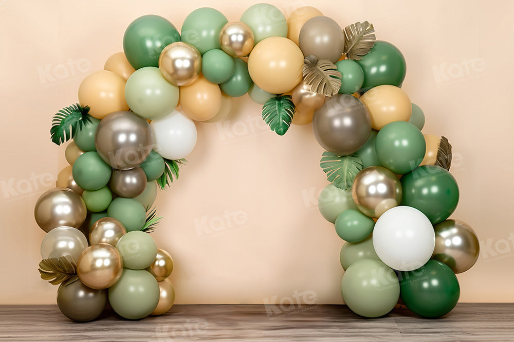 Kate Summer Fun Balloon Arch Cake Smash Backdrop Designed by Emetselch - Kate Backdrop AU