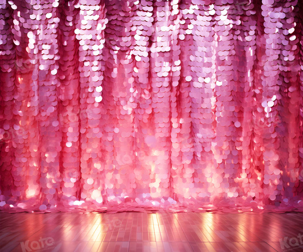 Kate Pink Sequin Pattern Backdrop for Photography