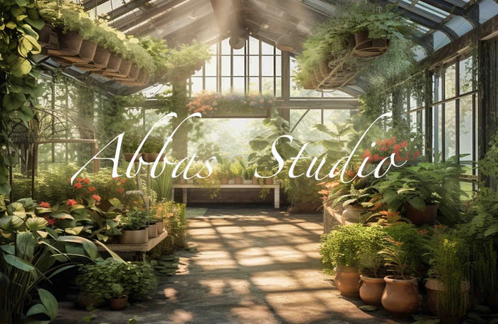 Kate Spring Greenhouse Backdrop Designed by Abbas Studio - Kate Backdrop AU