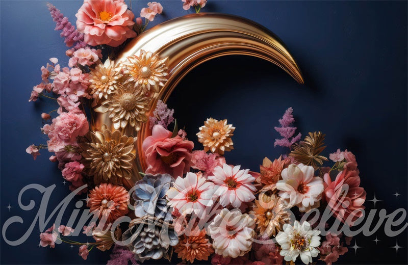 Kate Moon Flower Backdrop Designed by Mini MakeBelieve