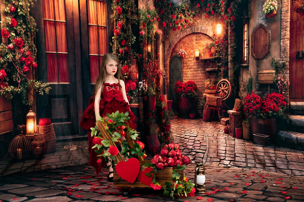 Kate Valentine's Day Rose Street Room Set(8ftx8ft&10ftx8ft&8ftx10ft)