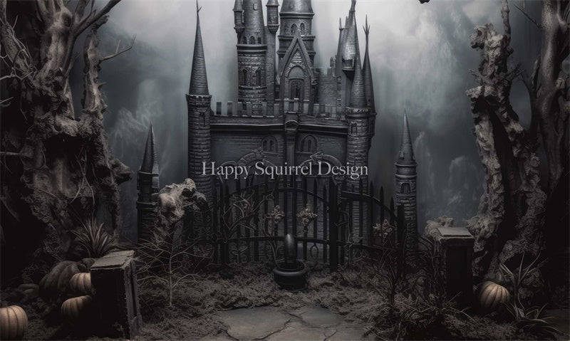Kate Castle Beyond the Grave Backdrop Designed by Happy Squirrel Design - Kate Backdrop AU