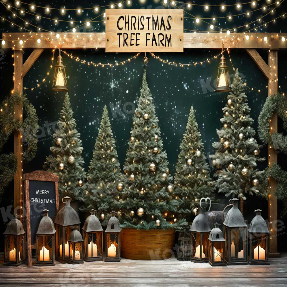 Kate Christmas Tree Farm Backdrop Designed by Chain Photography - Kate Backdrop AU
