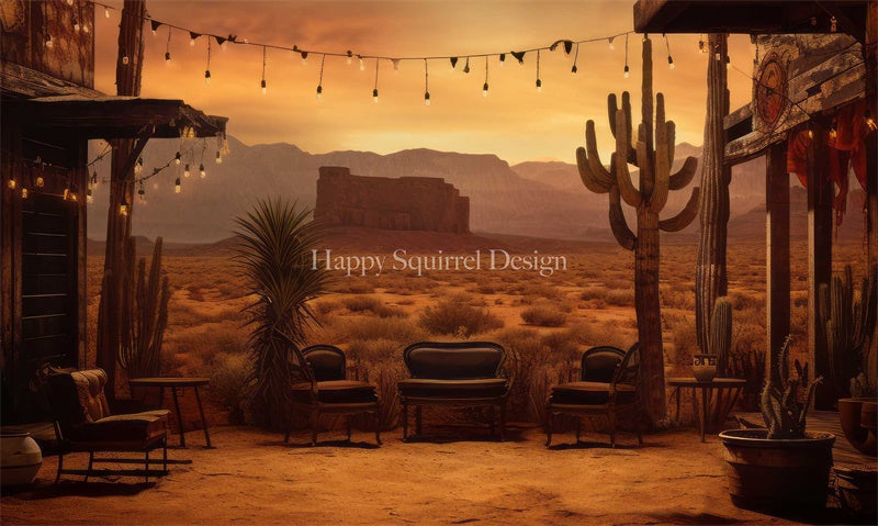 Kate Western Living Backdrop Designed by Happy Squirrel Design