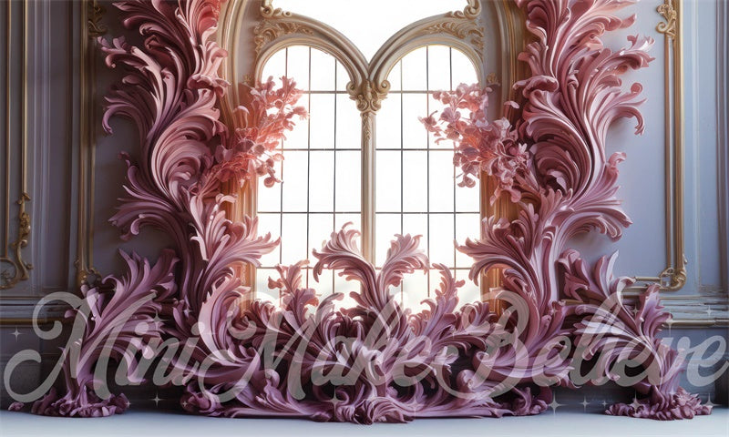 Kate Valentine Fantasy Castle Flourish Backdrop Designed by Mini MakeBelieve