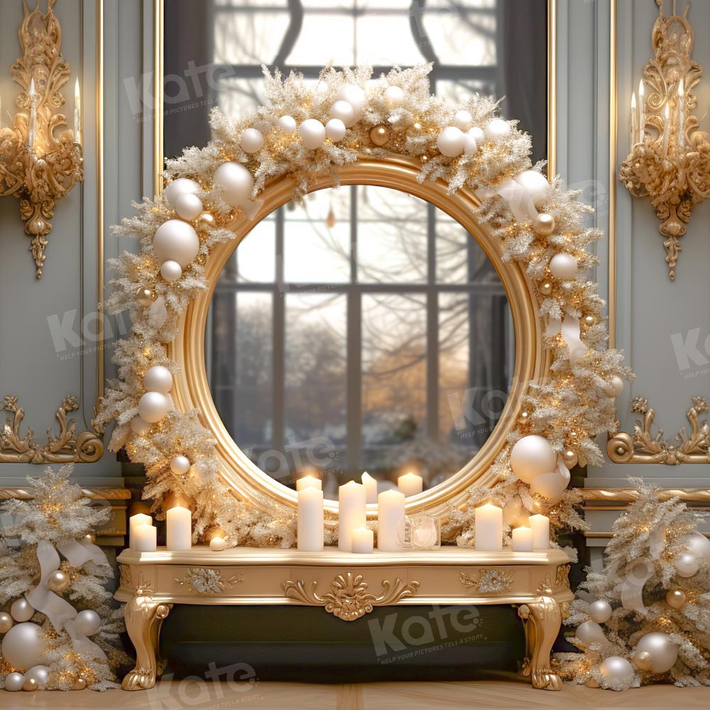 Kate Candle Balloon Mirror Wall Backdrop Designed by Emetselch