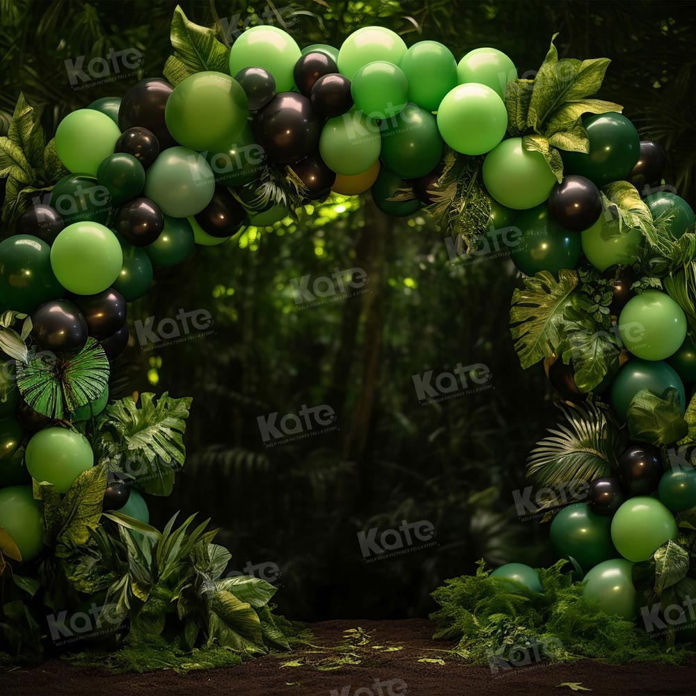 Kate Green Forest Balloon Backdrop for Photography - Kate Backdrop AU