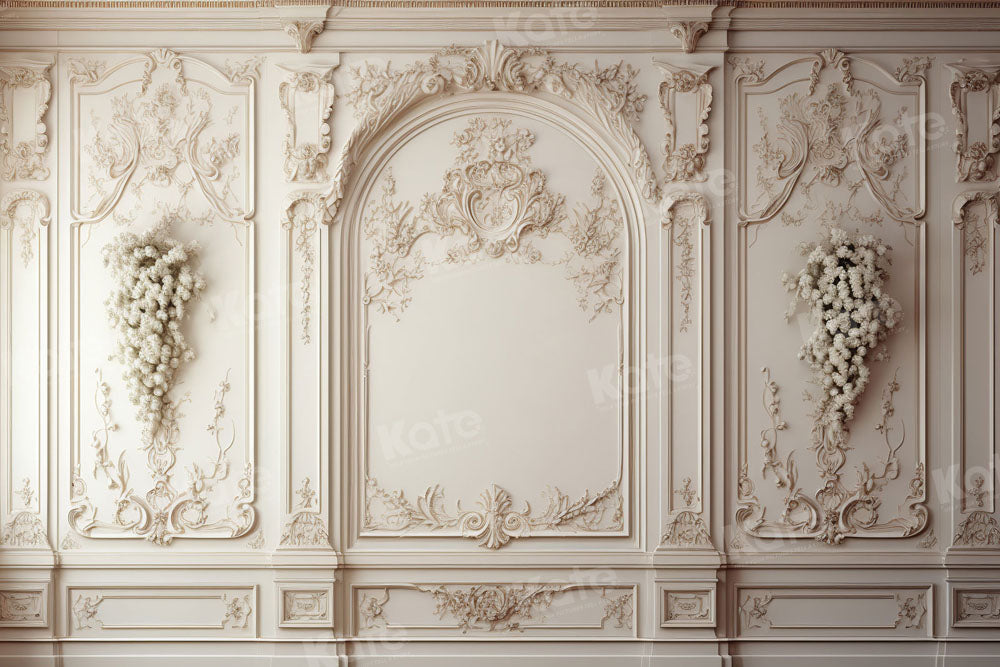 Kate Off-white Pattern Retro Wall Backdrop for Photography