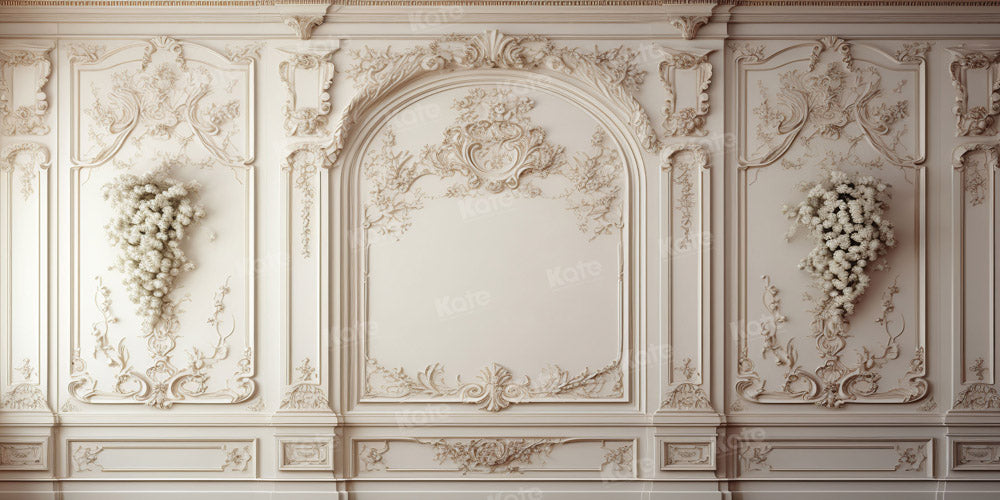 Kate Off-white Pattern Retro Wall Backdrop for Photography
