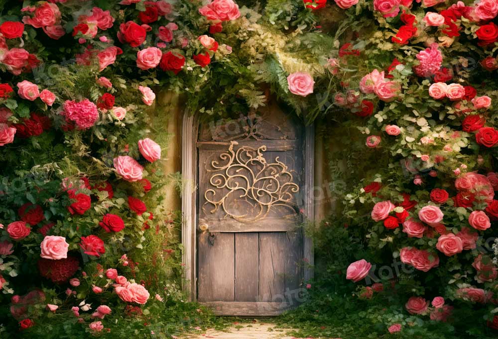 Kate Spring Flower Door Backdrop for Photography - Kate Backdrop AU