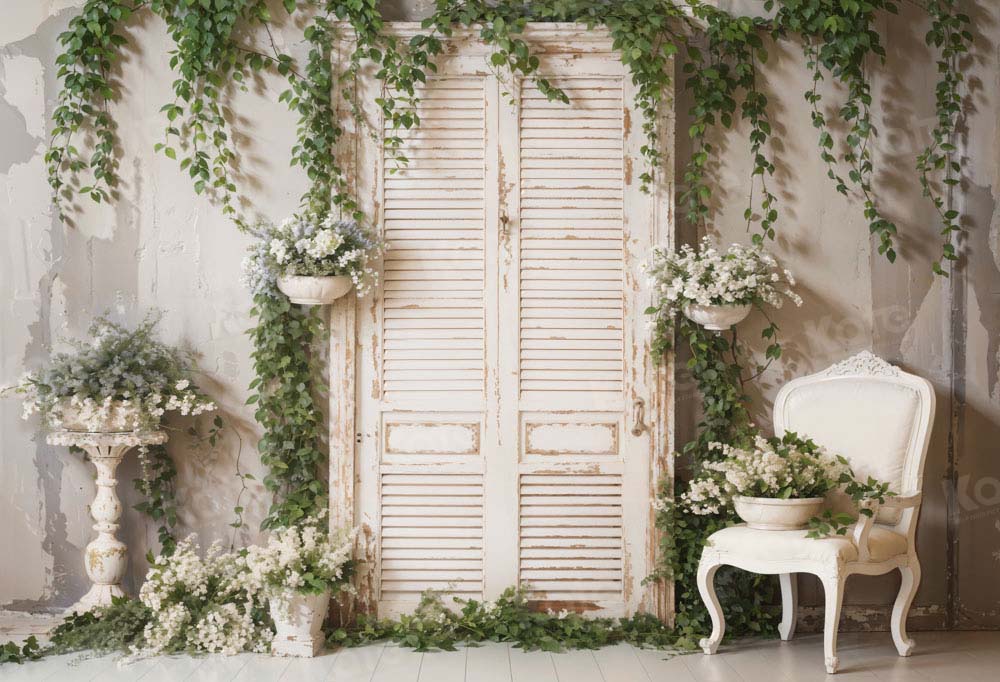 Kate Green Plants Spring/Summer Backdrop Leisure Time Designed by Emetselch - Kate Backdrop AU