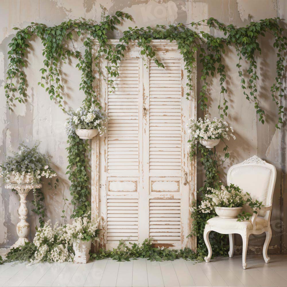 Kate Green Plants Spring/Summer Backdrop Leisure Time Designed by Emetselch - Kate Backdrop AU