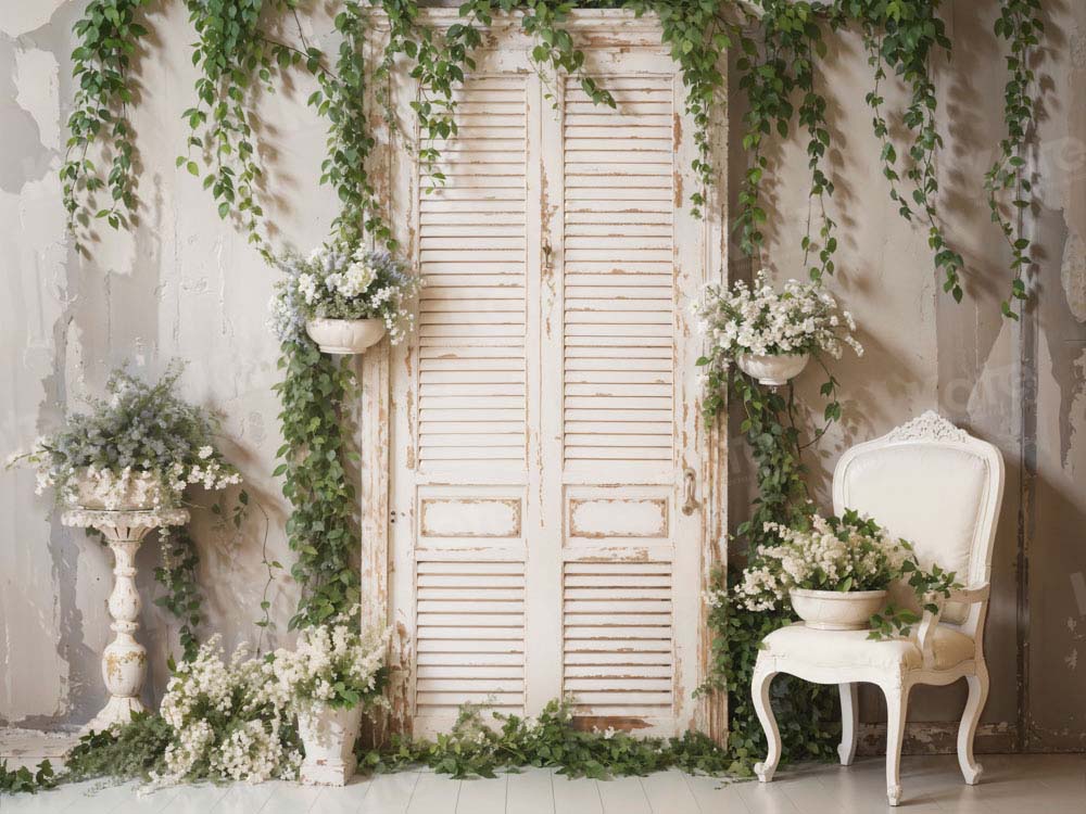 Kate Green Plants Spring/Summer Backdrop Leisure Time Designed by Emetselch - Kate Backdrop AU