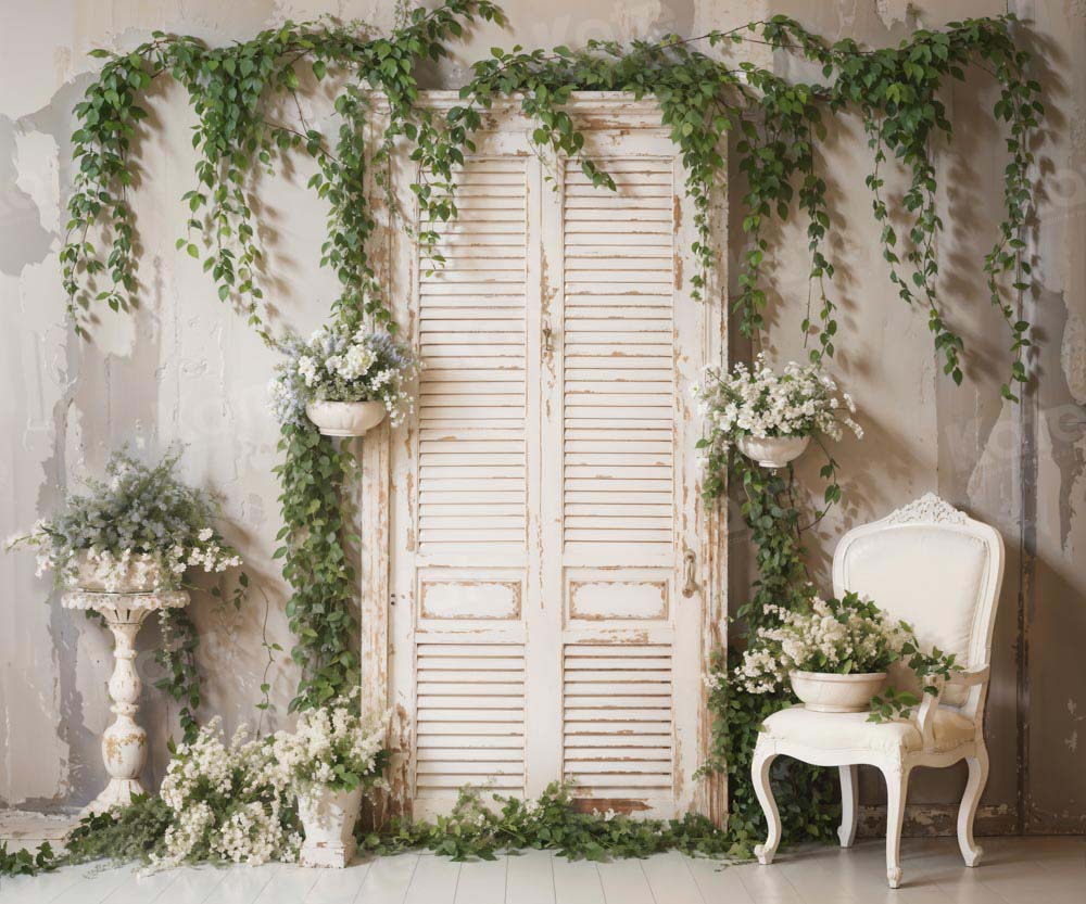 Kate Green Plants Spring/Summer Backdrop Leisure Time Designed by Emetselch - Kate Backdrop AU