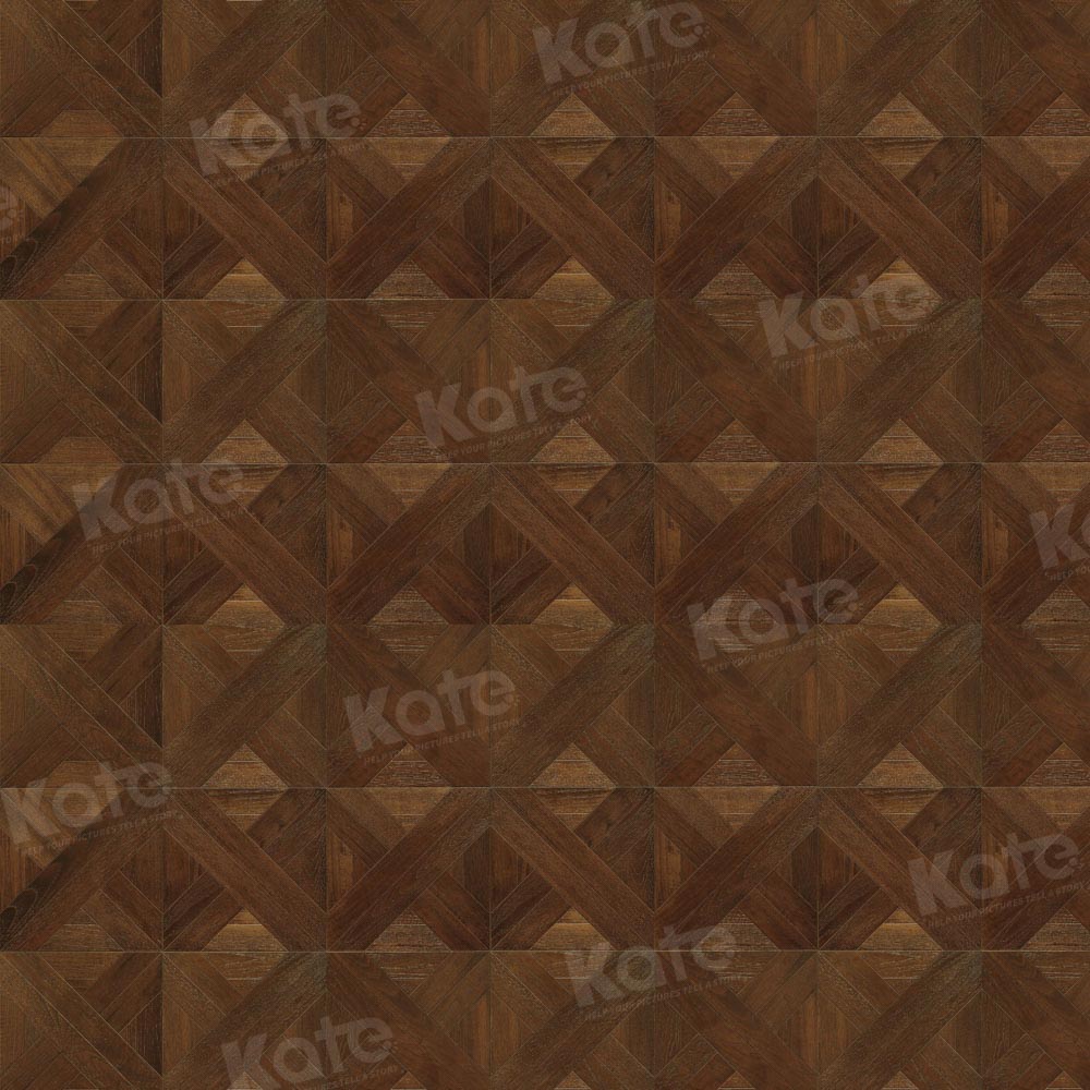 Kate Dark Brown Diamond Floor Backdrop Designed by Kate Image