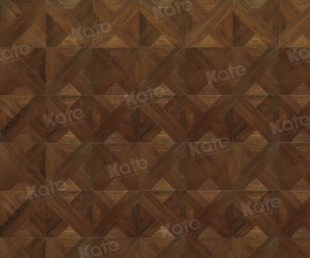 Kate Dark Brown Diamond Floor Backdrop Designed by Kate Image