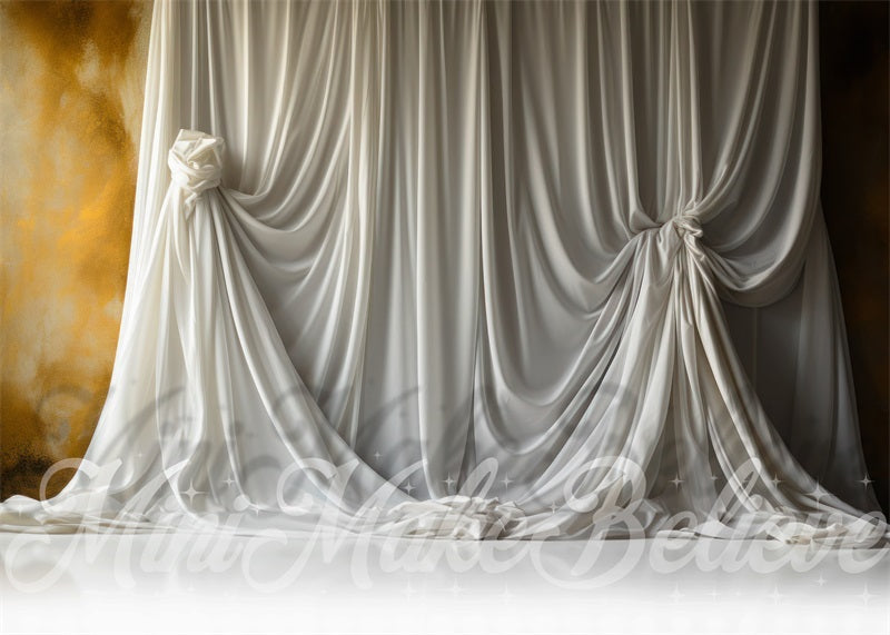 Kate White Curtain Fine Art Backdrop Designed by Mini MakeBelieve - Kate Backdrop AU