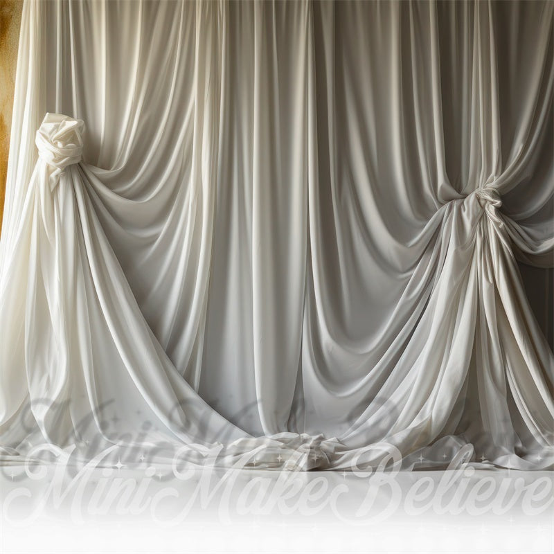 LONSALE Kate White Curtain Fine Art Backdrop Designed by Mini MakeBelieve