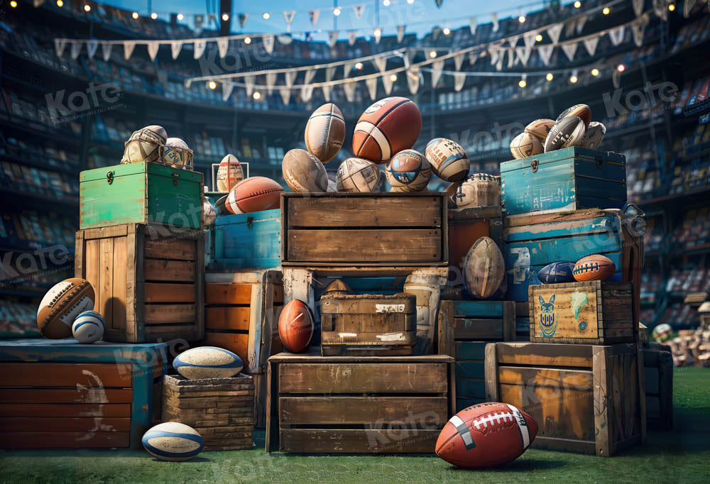 Kate Football Match Items Backdrop Designed by Emetselch - Kate Backdrop AU
