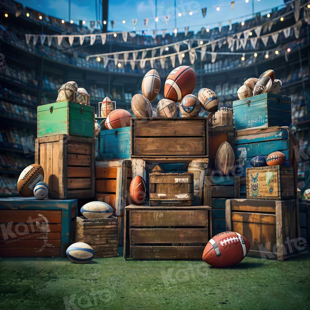 Kate Football Match Items Backdrop Designed by Emetselch - Kate Backdrop AU
