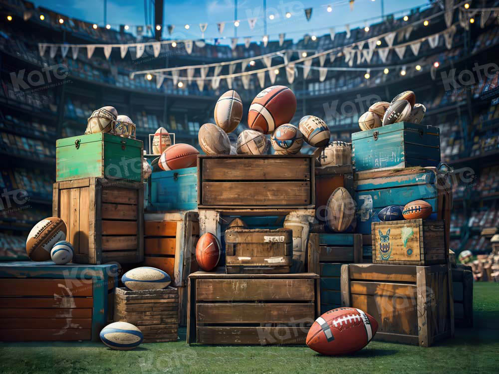 Kate Football Match Items Backdrop Designed by Emetselch - Kate Backdrop AU