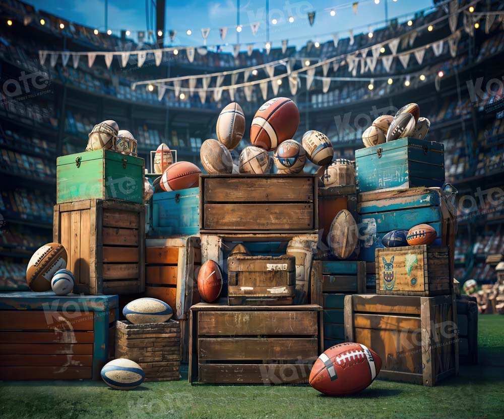Kate Football Match Items Backdrop Designed by Emetselch - Kate Backdrop AU