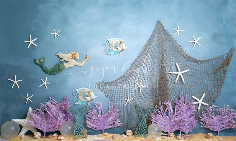 Kate Mermaid Reef Backdrop Designed by Megan Leigh Photography - Kate Backdrop AU