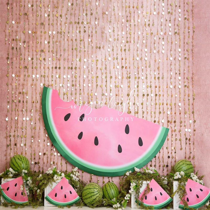 Kate Summer Watermelon Backdrop Designed by Megan Leigh Photography