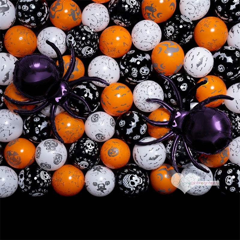Kate Halloween Spider Backdrop for Photography Designed by Kerry Anderson
