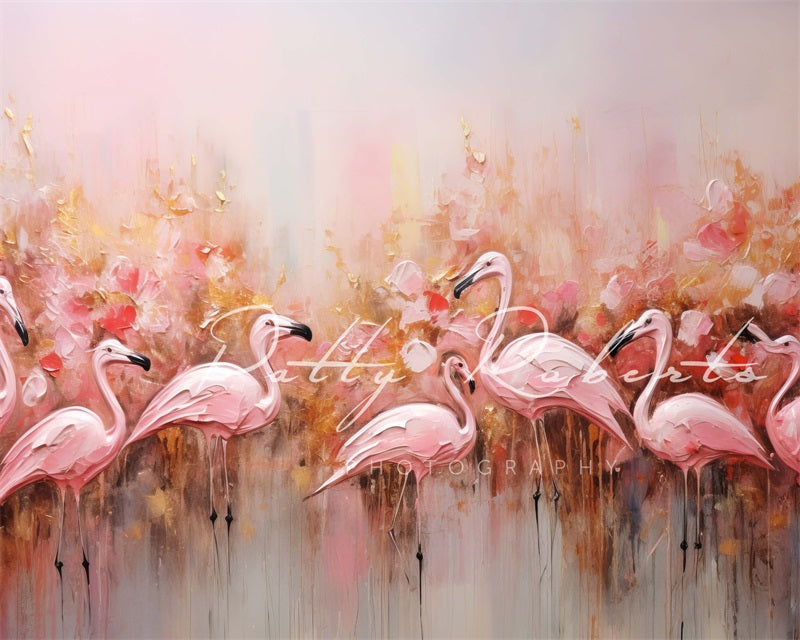 Kate Pink Flamingos Backdrop Designed by Patty Robertss - Kate Backdrop AU