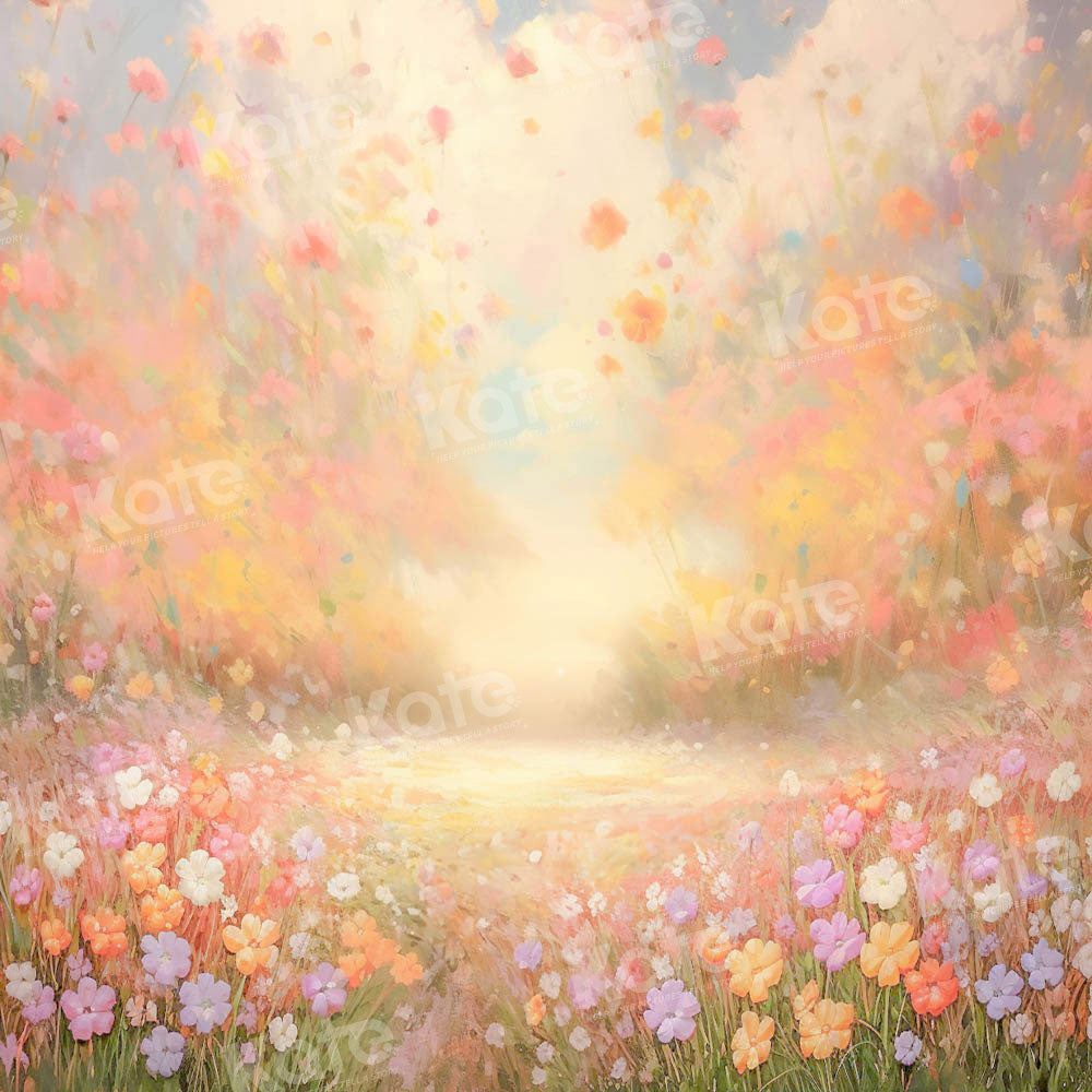 Kate Spring Outdoor Flowers Backdrop Designed by GQ - Kate Backdrop AU