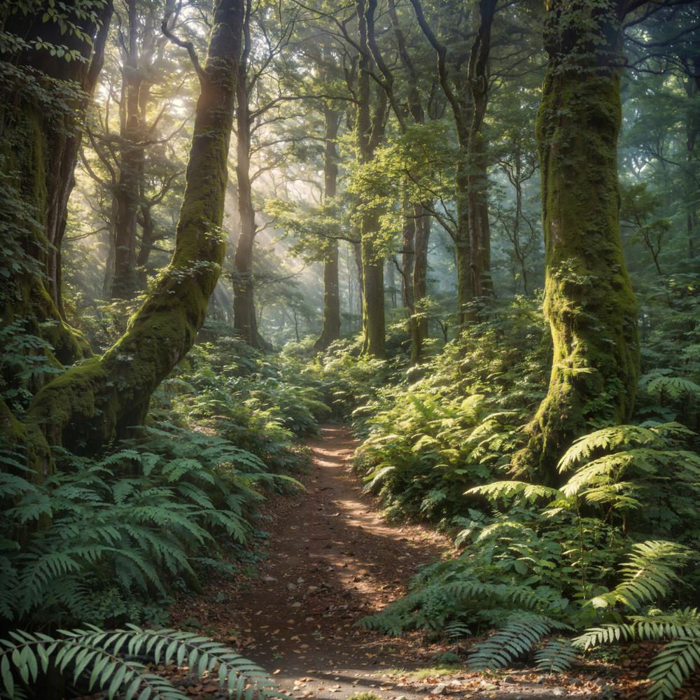 Kate Green Forest Backdrop Spring Adventure for Photography - Kate Backdrop AU