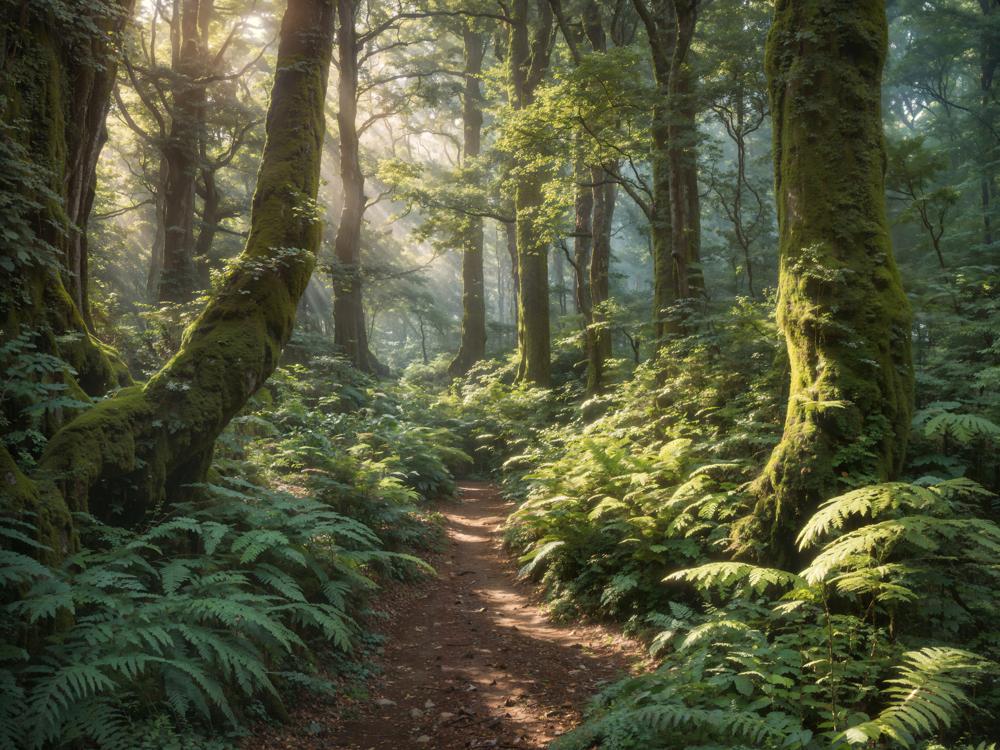 Kate Green Forest Backdrop Spring Adventure for Photography - Kate Backdrop AU
