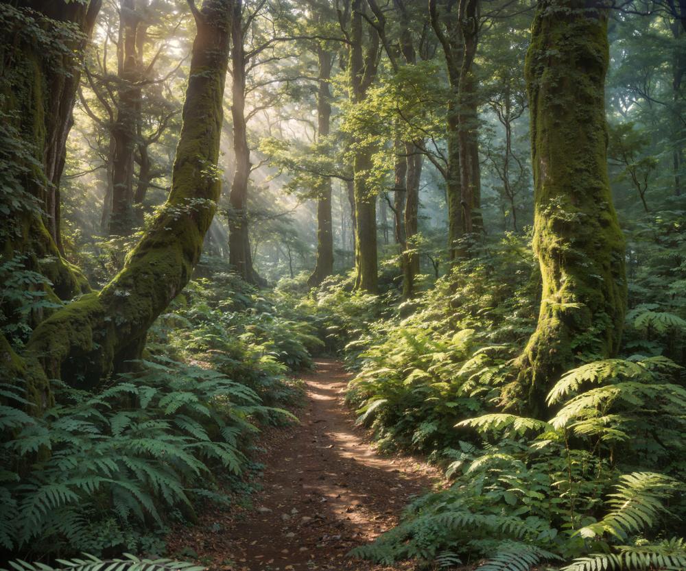 Kate Green Forest Backdrop Spring Adventure for Photography - Kate Backdrop AU