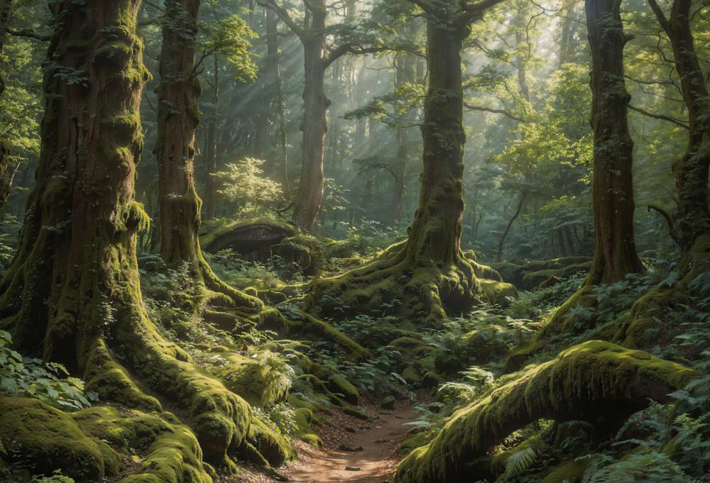 Kate Spring Green Forest Adventure Backdrop for Photography - Kate Backdrop AU