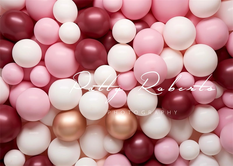 Kate Pink Shades Balloon Wall Backdrop Designed by Patty Robertss - Kate Backdrop AU