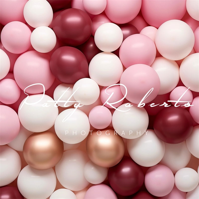 Kate Pink Shades Balloon Wall Backdrop Designed by Patty Robertss - Kate Backdrop AU