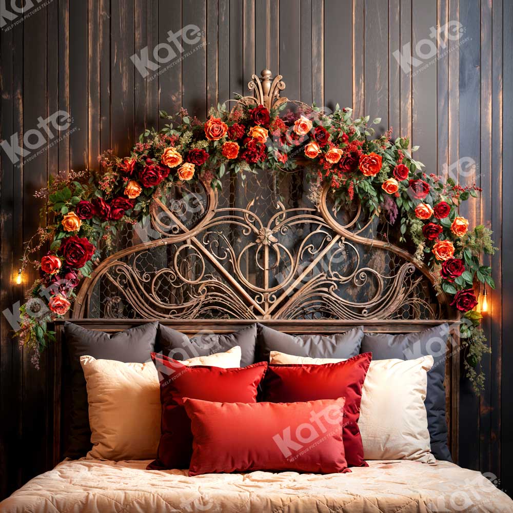 Kate Flower Metal Bedside Backdrop Designed by Emetselch - Kate Backdrop AU
