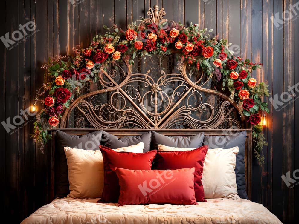 Kate Flower Metal Bedside Backdrop Designed by Emetselch - Kate Backdrop AU