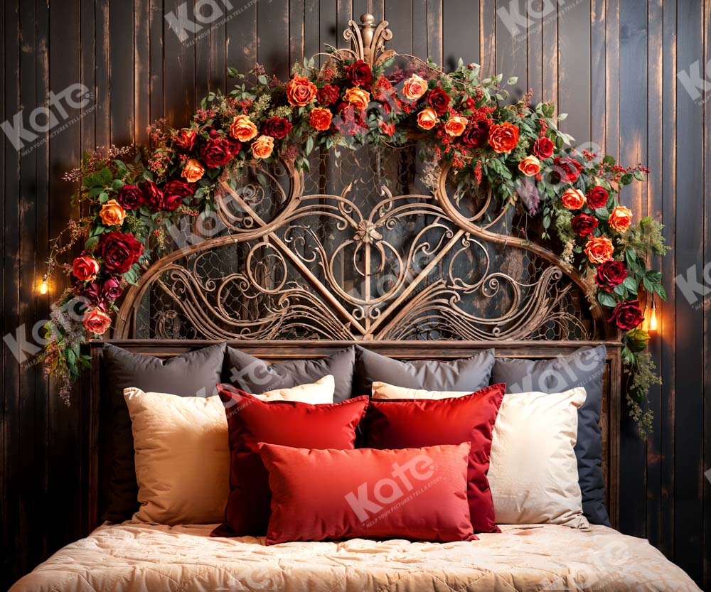 Kate Flower Metal Bedside Backdrop Designed by Emetselch - Kate Backdrop AU