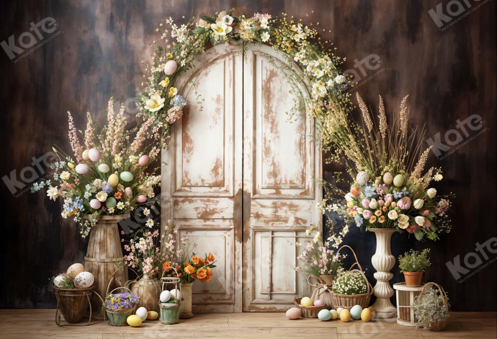Kate Easter Egg Vintage Door Backdrop Designed by Chain Photography