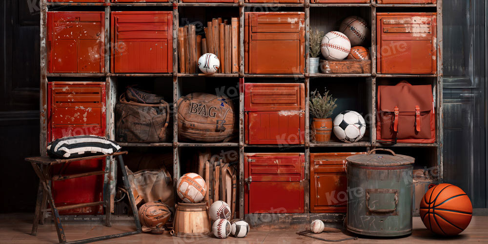Kate Sport Football Room Backdrop Designed by Chain Photography - Kate Backdrop AU