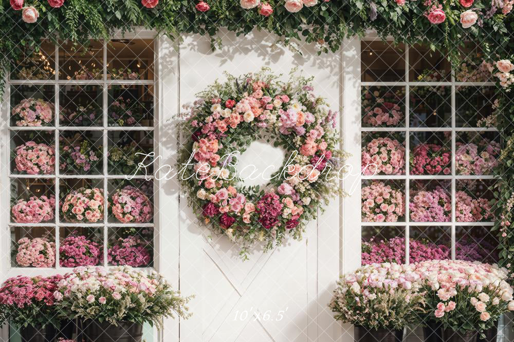Kate Spring Flowers Glass Showcase Backdrop Designed by Chain Photography - Kate Backdrop AU