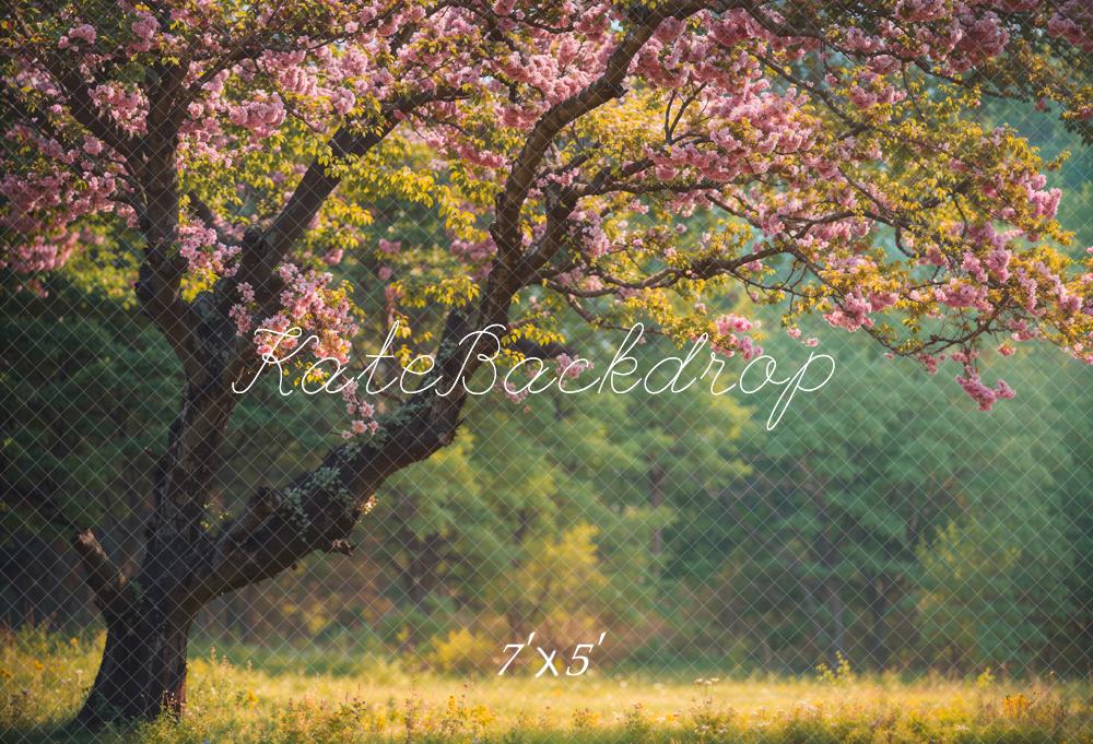 Kate Spring Outdoor Flower Tree Backdrop for Photography - Kate Backdrop AU