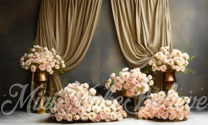 Kate Fine Art Dual Tone Curtain Wall Backdrop Designed by Mini MakeBelieve