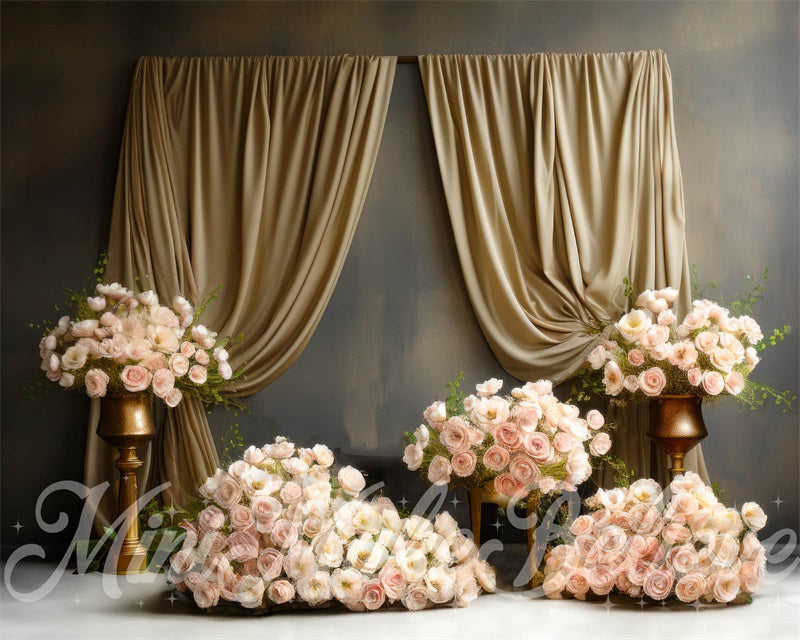 Kate Fine Art Dual Tone Curtain Wall Backdrop Designed by Mini MakeBelieve